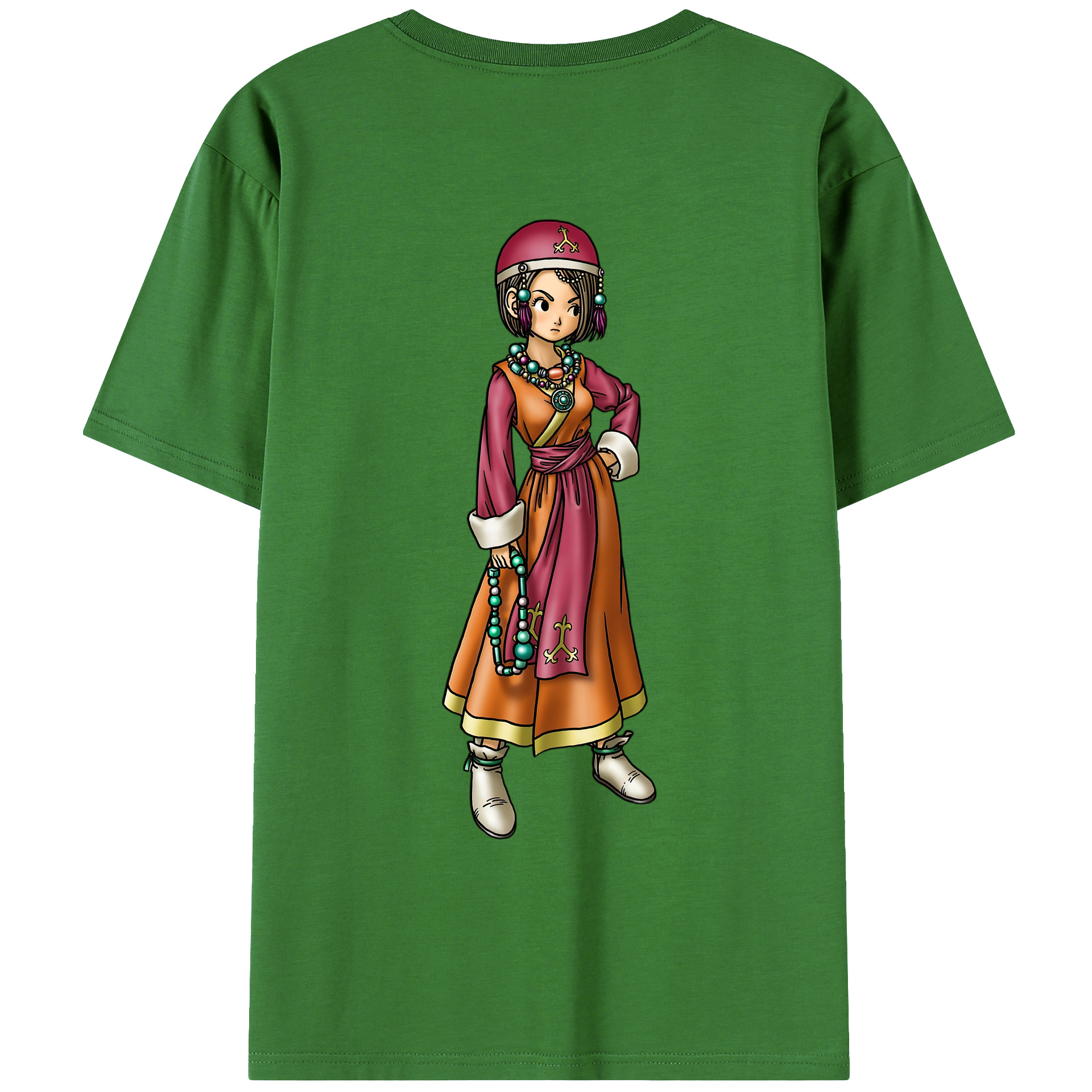 （画像用） ドラゴンクエスト Doragon Kuesuto Dragon Quest レディース半袖Tシャツ(バックプリント)